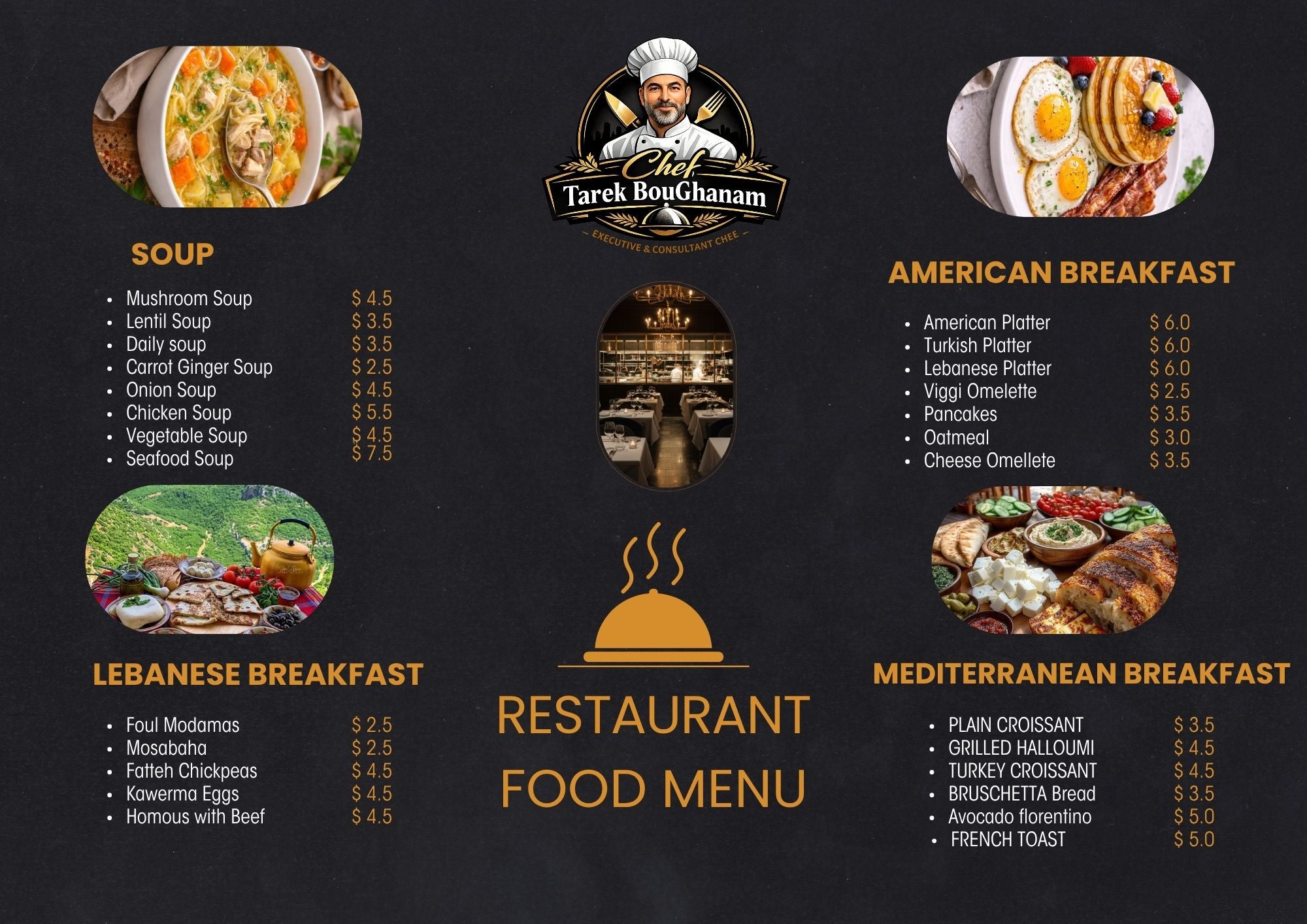 Menu Development & Engineering