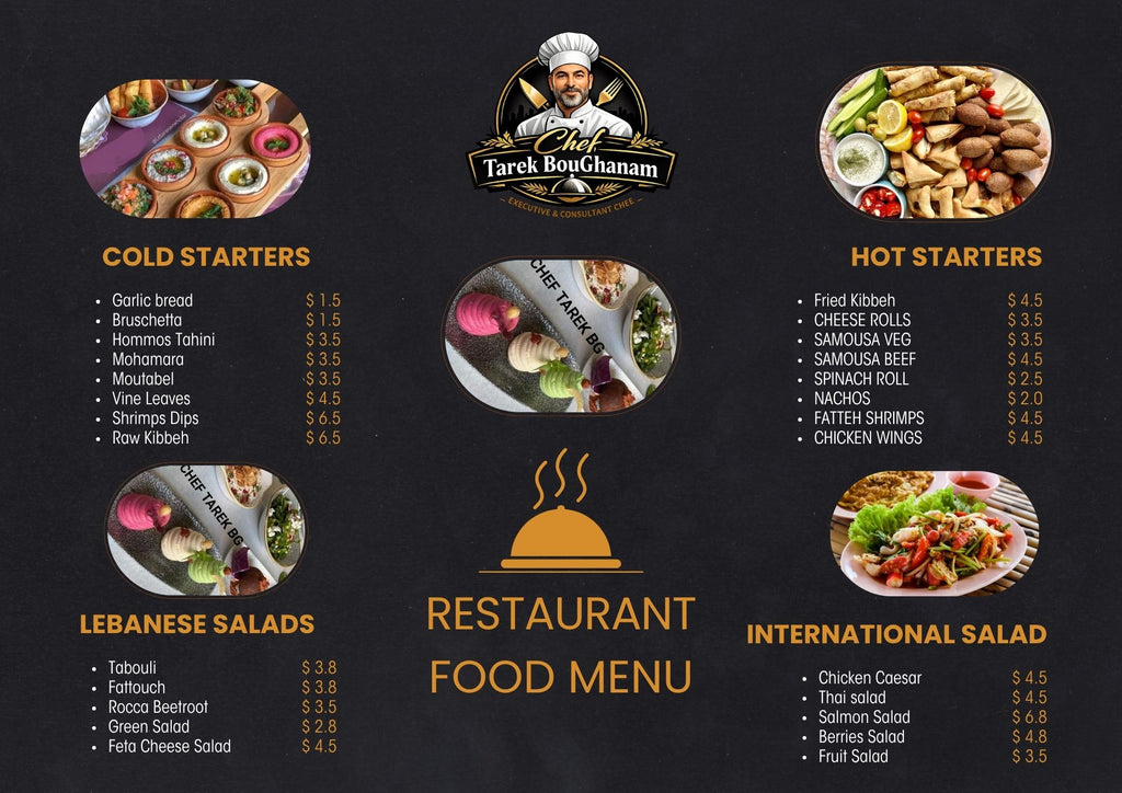 Menu Development & Engineering