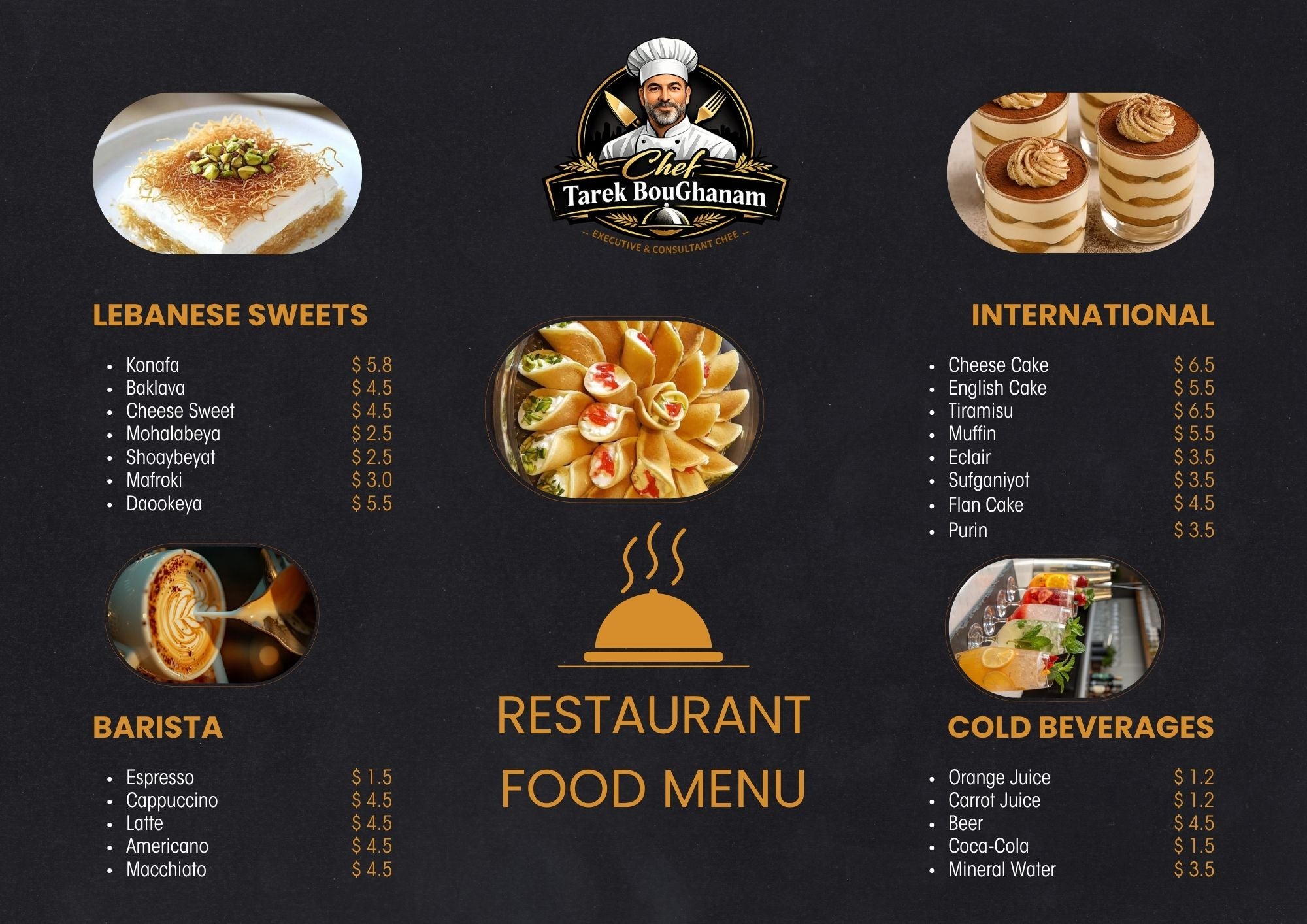 Menu Development & Engineering