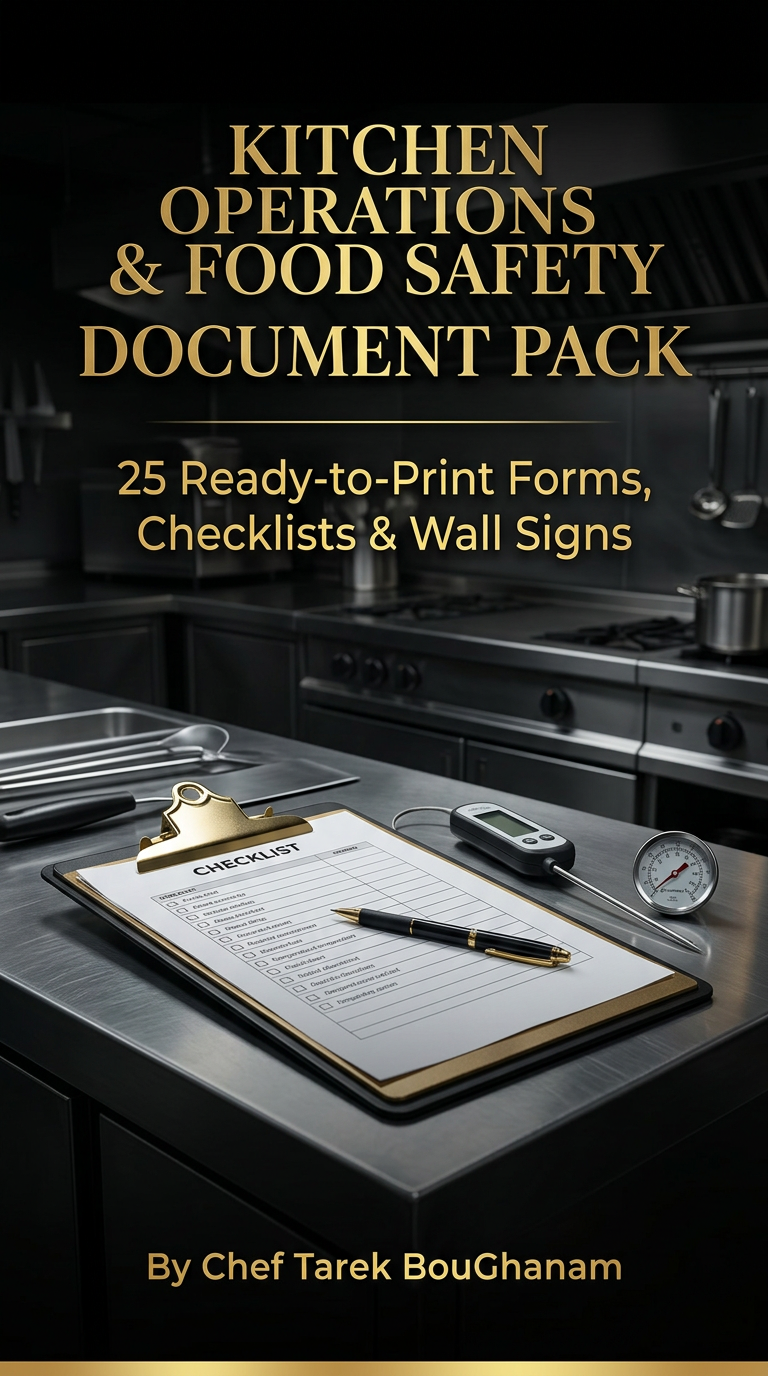 Kitchen Operations & Food Safety Document Pack