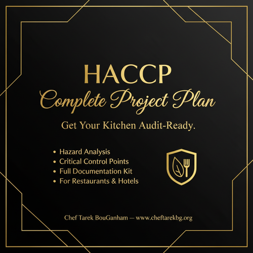 HACCP Complete Project Plan — Chef Tarek BouGhanam
