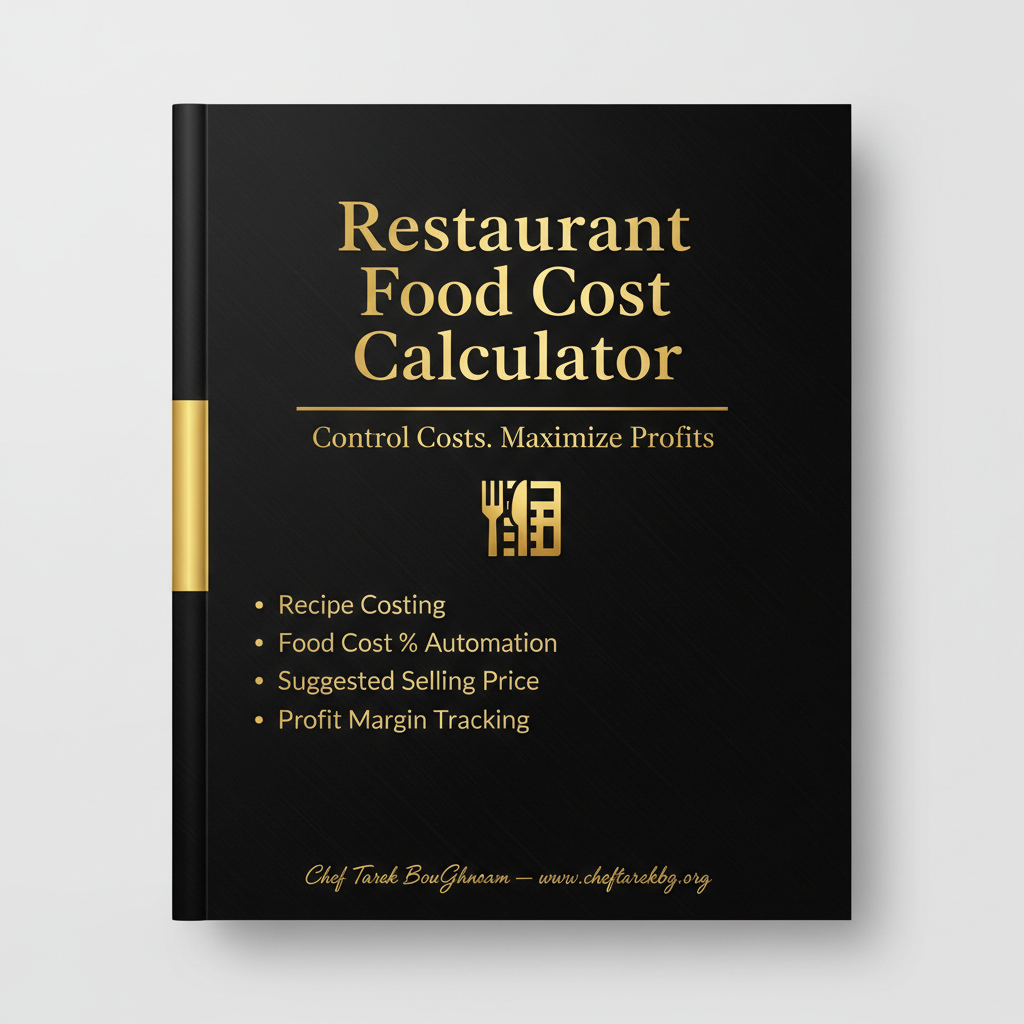 Restaurant Food Cost Calculator — Chef Tarek BouGhanam